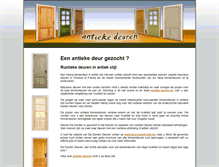 Tablet Screenshot of antieke-deuren.be